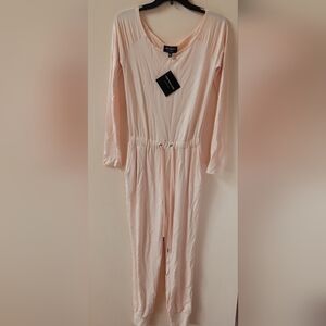 More Than A Mask By Olivia Culpo Light Pink Jumpsuit